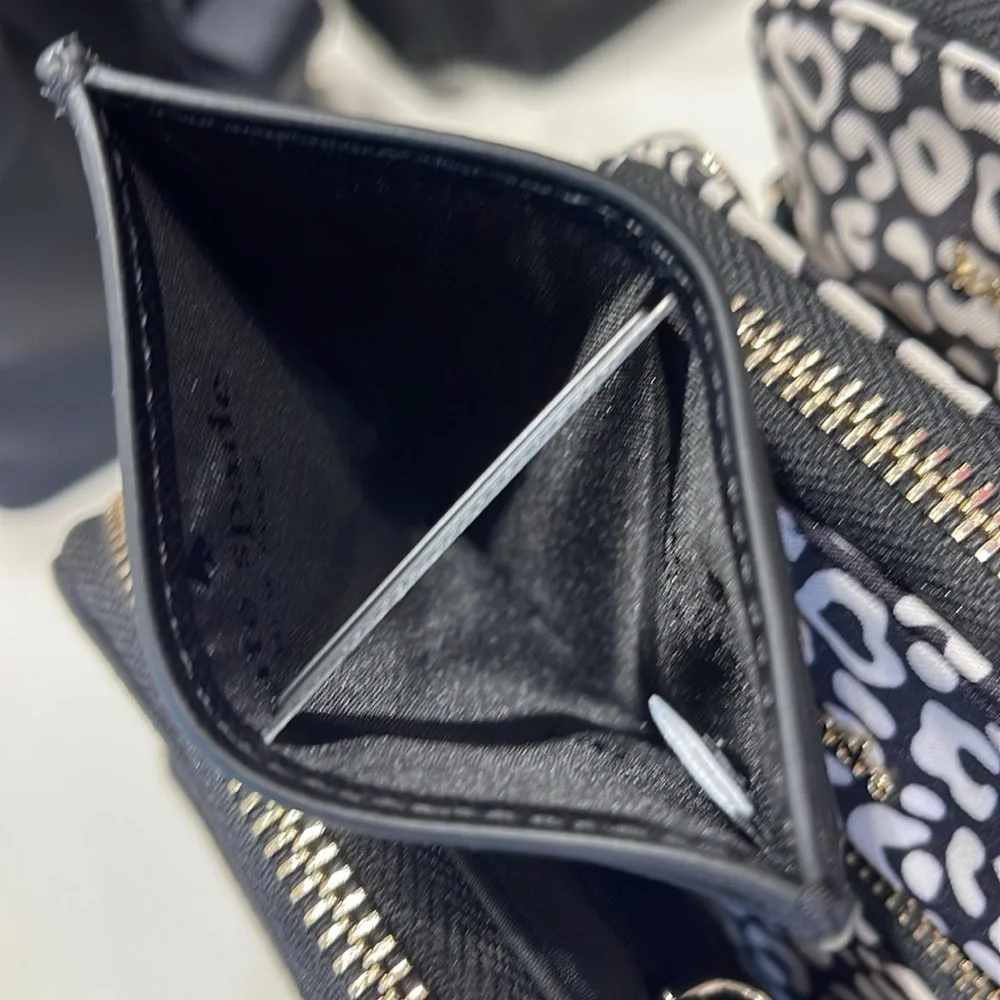 Kate Spade Madison Saffiano Leather Small Slim Card Holder COLOR: Black  NWT